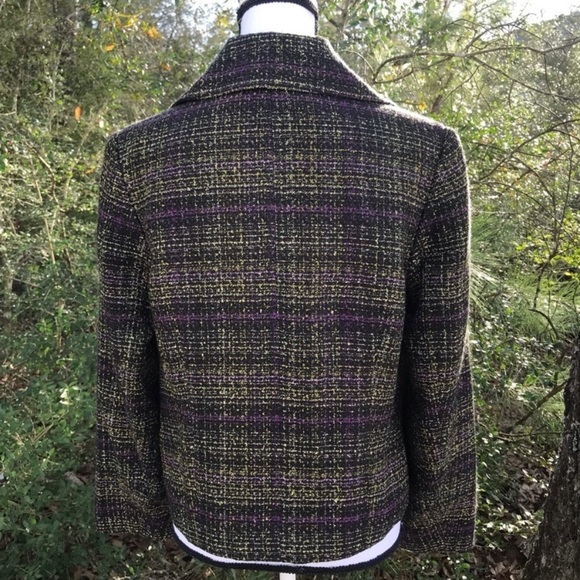 Pendleton Tweed Blazer Jacket Size 10P - Picture 4 of 8